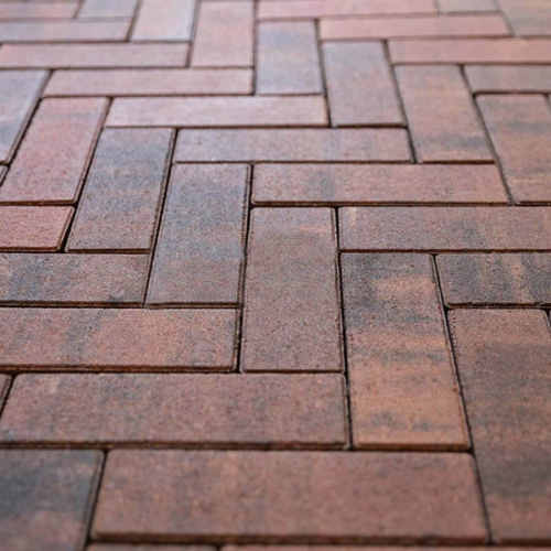 Тротуарная плитка STEINGOT Паркет Клинкер Верхний прокрас 60 мм