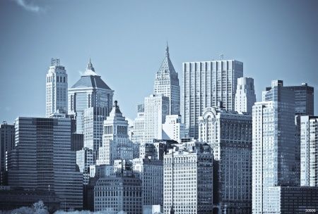 Фреска Небоскребы в Америке Art.30806