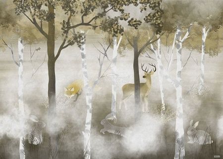 Лес сепия Art.8309