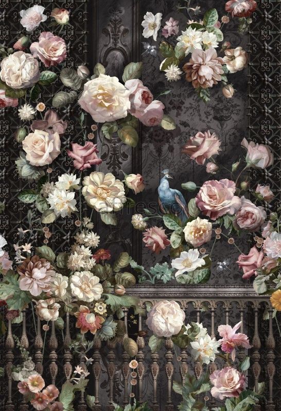 Цветы на темном фоне, арт. ID135703