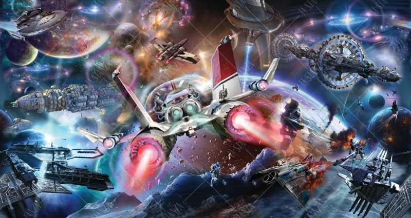 Фреска Панно-фотообои космос