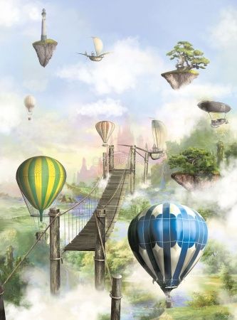 Фреска Летающий мир Art.30775