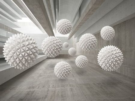 Фреска 3Д шары