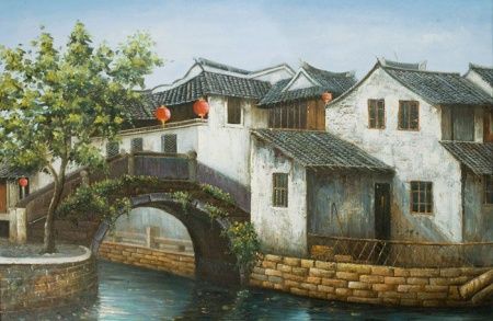 Фреска Мостик к дому