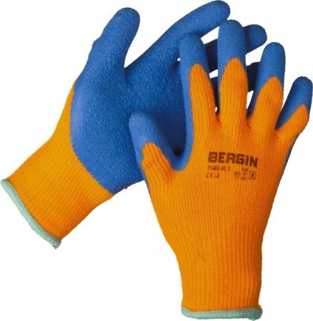 Перчатки утепленные Урал, акриловые, с рельефным латексным покрытием, 10 класс, сигнальный цвет, S-M, ЗУБР Профессионал Перчатки утепленные Урал, акриловые, с рельефным латексным покрытием, 10 класс, сигнальный цвет, S-M, ЗУБР Профессионал