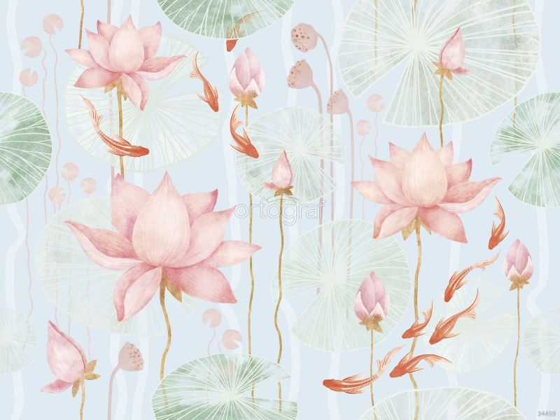 Цветущие лилии Art.34499