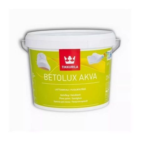 Краска для пола Tikkurila Betolux Akva, 2,7 л