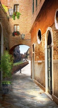 Фреска Арка на набережную Венеции