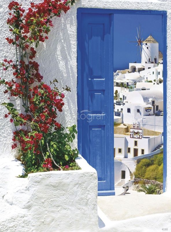 Санторини - вид на город Ия Art.4160