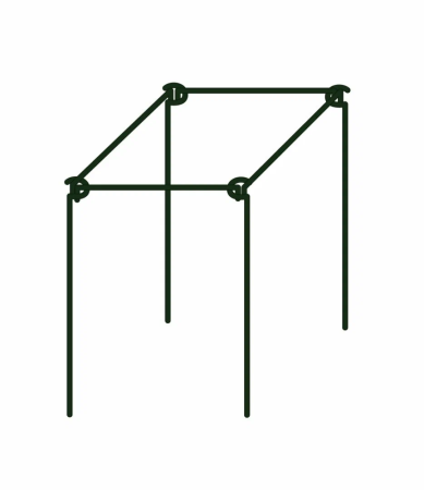 Кустодержатель квадратный 35х55