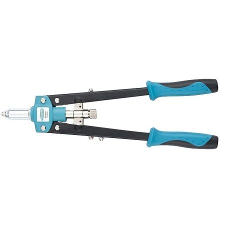 Заклепочник двуручный 420 мм, двухкомпонентные рукоятки, для заклепок 2.4-3.2-4.0-4.8// Gross