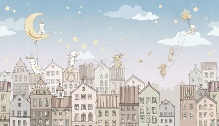 Фреска Массаулина Людмила "Город кроликов" Art.21178