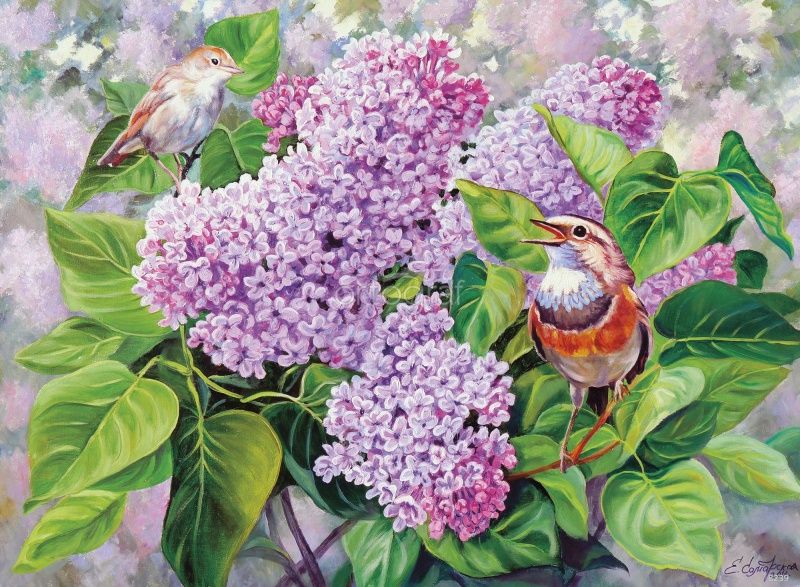 Сиреневые трели Art.8239