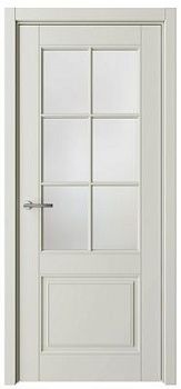 Дверь Классика-4 ширина 70 см Эмаль Стекло мателюкс кромка В цвет полотна