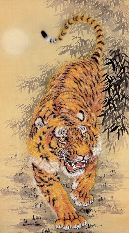 Тигр и бамбук Art.33237