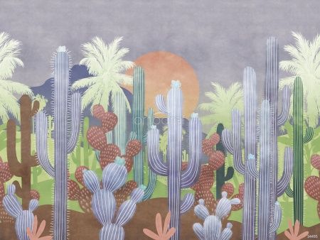 Фреска Мексиканские кактусы Art.34495