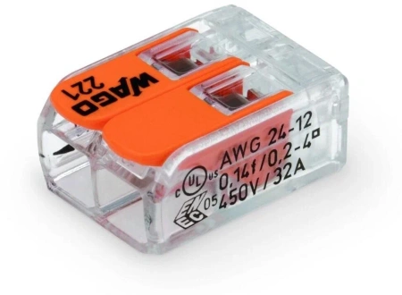 Клеммная колодка "WAGO" 221-412/ 100