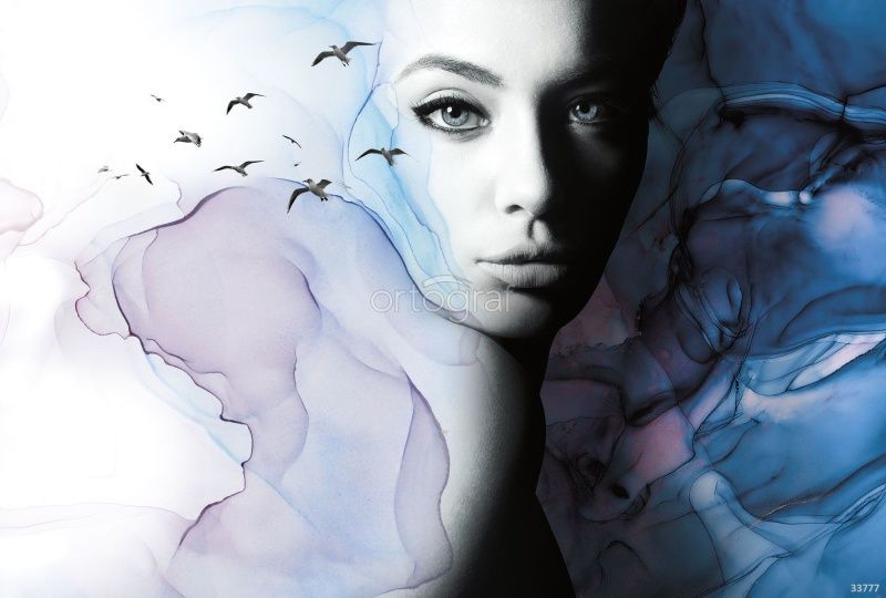 Фреска Омут серых глаз Art.33777