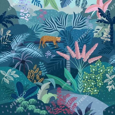 Тигр в джунглях, арт. ID139484