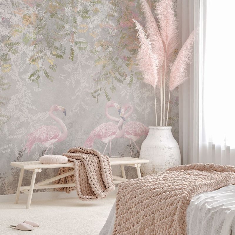 Графика Розовые фламинго  ag0403