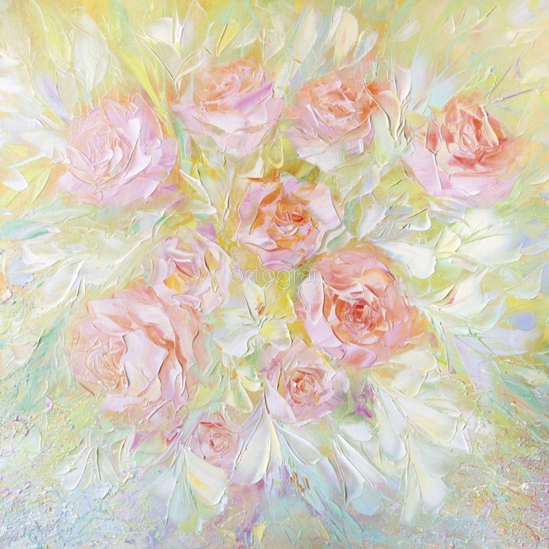 Розы и лилии Art.8077