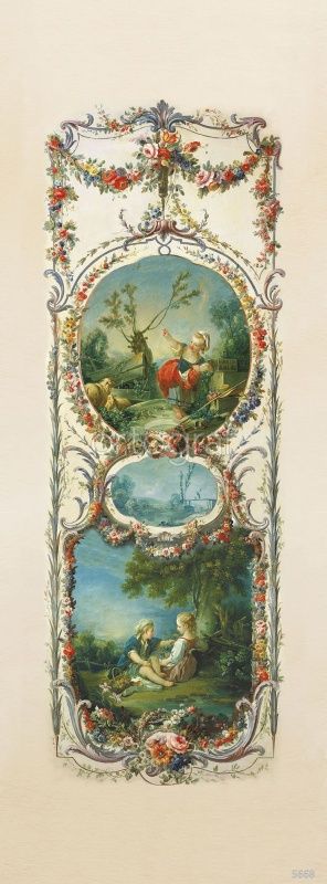 Франсуа Буше декоративное панно 4 Art.5668