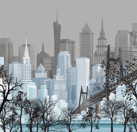 Фреска Небоскребы Art.33190