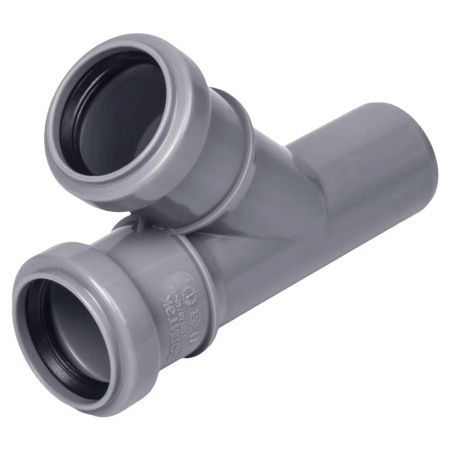 Тройник канализационный Ø 40 x 40 мм 45