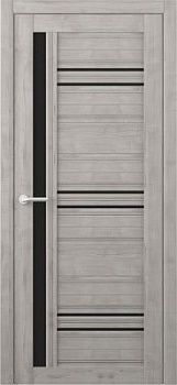 Дверь Невада ширина 40 см Софт Тач Стекло черное