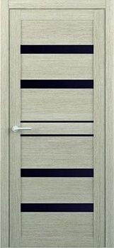 Дверь Т-12 ширина 70 см Эко Текс Стекло черное