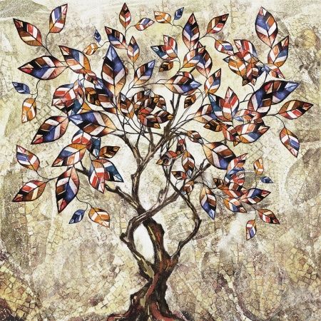 Фреска Рисунок дерева Art.33320