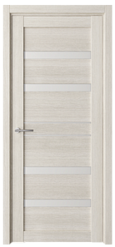 Дверь Т-12 ширина 80 см Эко Текс Стекло белое