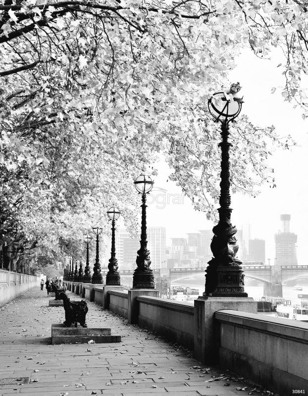 Черно-белый Лондон Art.30841