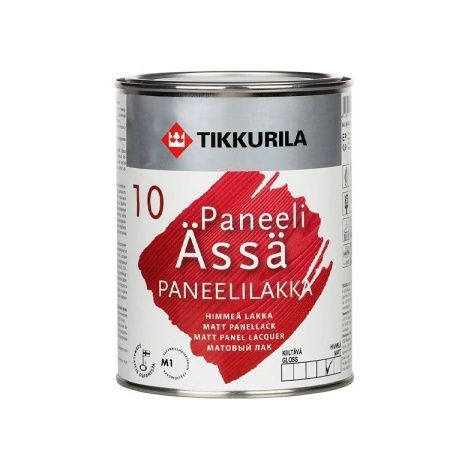 Матовый лак Панели-Ясся -Tikkurila Paneeli-Assa himmea, 0,9 л