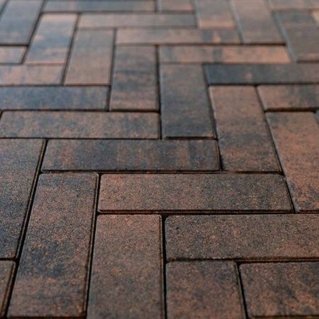 Тротуарная плитка STEINGOT Паркет Тигр Верхний прокрас 60 мм