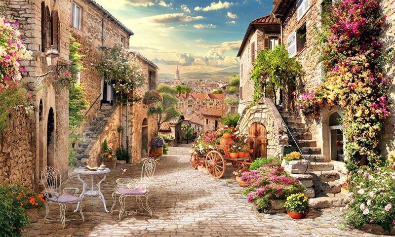 Фреска Современный Графический Дизайн 44230