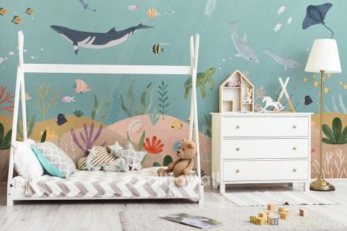 Фреска Удивительные рыбы