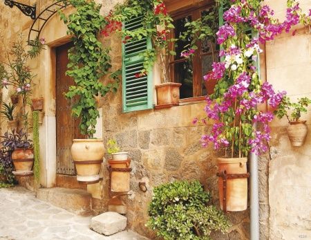 Улица в цветах Art.4124