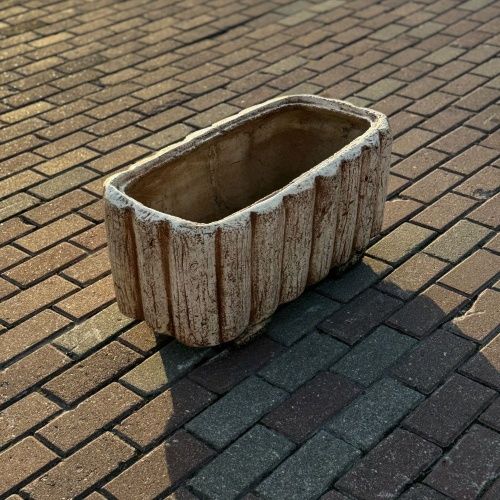 "Бревенчатое" кашпо