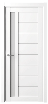 Дверь Севилья ширина 60 см Винил Стекло мателюкс