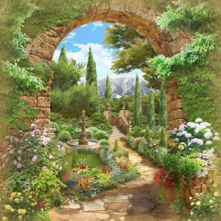 Фреска Современный Графический Дизайн 4690