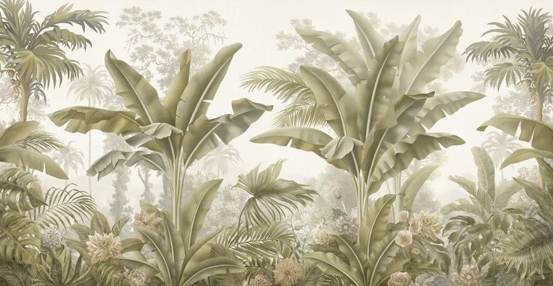 Фреска Tropical Тропики. Пальмы. ag0205