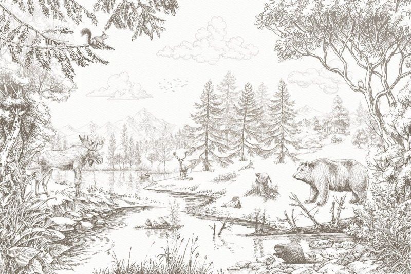 Таёжный лес