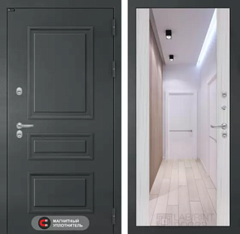 Входная дверь Атлантик с зеркалом Максимум