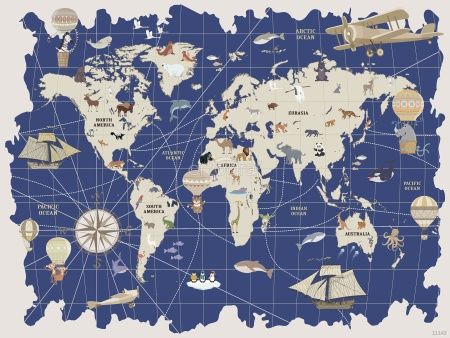 Фреска Массаулина Людмила "Детская карта" Art.21143