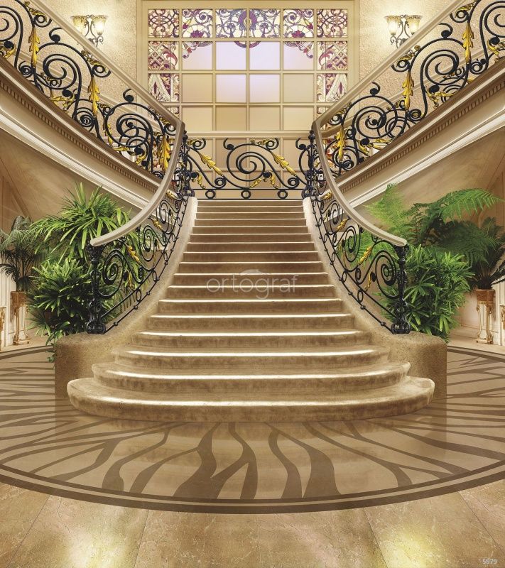 Фреска Лестница во дворце Art.5979