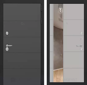 Входная дверь Арт с Зеркалом 19