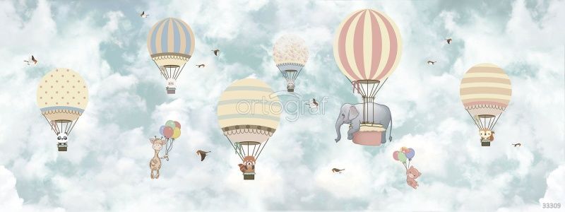 Зверушки в облаках Art.33309