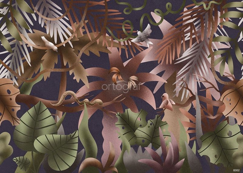 Тропики сепия Art.8302