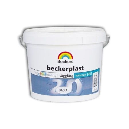 Краска для стен и потолков Beckers Beckerplast 20, 2,7 л